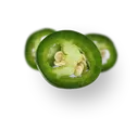 Rodajas de chile jalapeño